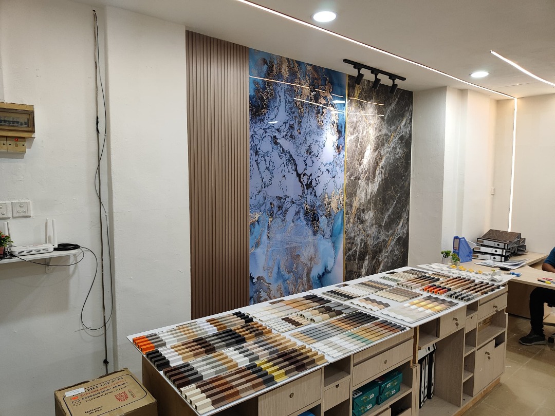 Wall Art with Wooden Strips